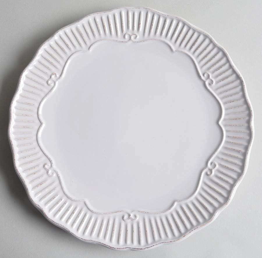 Khloe Ivory Dinner Plate by Livingquarters-1