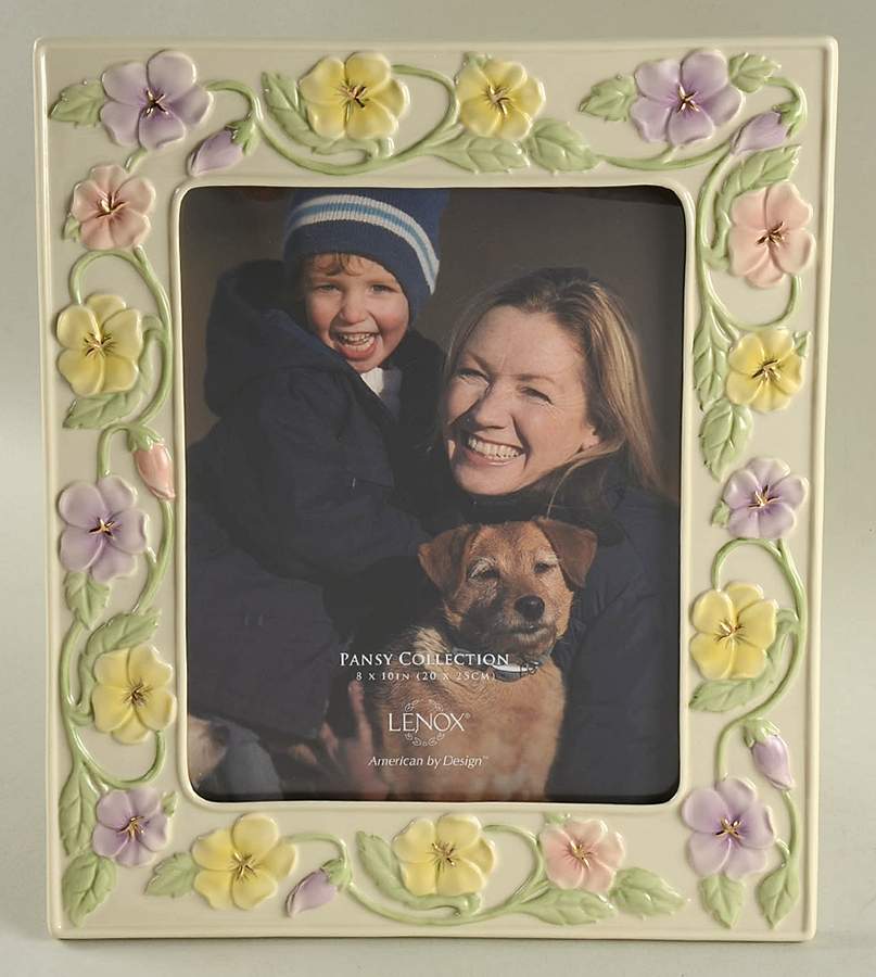Pansy Frame-Holds 8" X 10" by Lenox-1