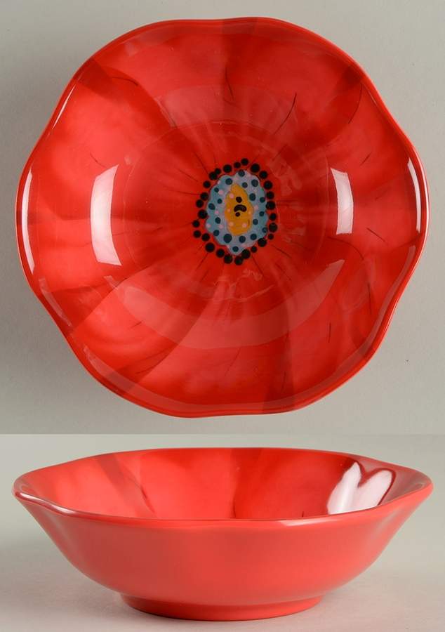 Flora Flower Shape Soup/Cereal Bowl by Laurie Gates-1
