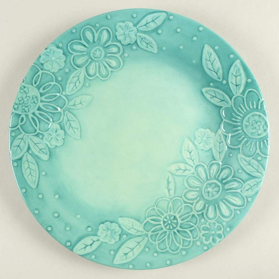 Flora Dinner Plate by Laurie Gates-1