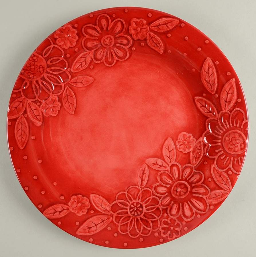 Flora Dinner Plate by Laurie Gates-1
