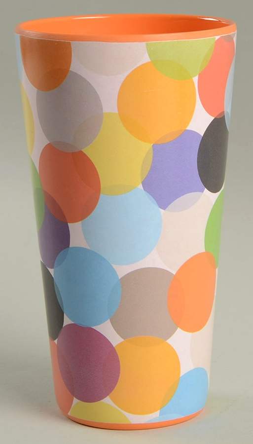Party Circles Melamine Tall Tumbler by Laurie Gates-1