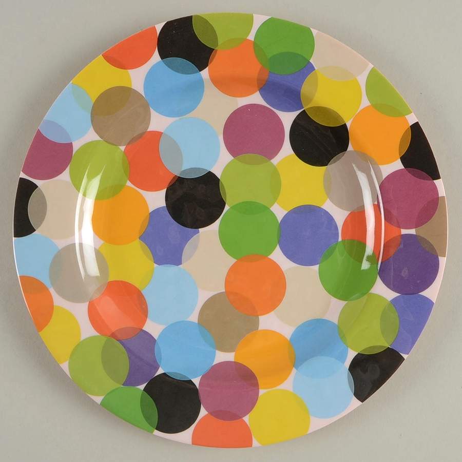 Party Circles Salad/Dessert Plate by Laurie Gates-1