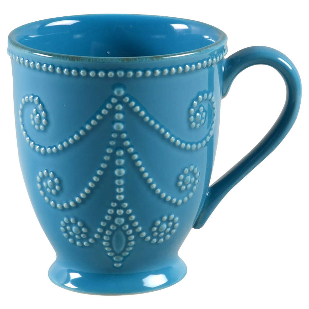 French Perle Peacock Mug by Lenox-1