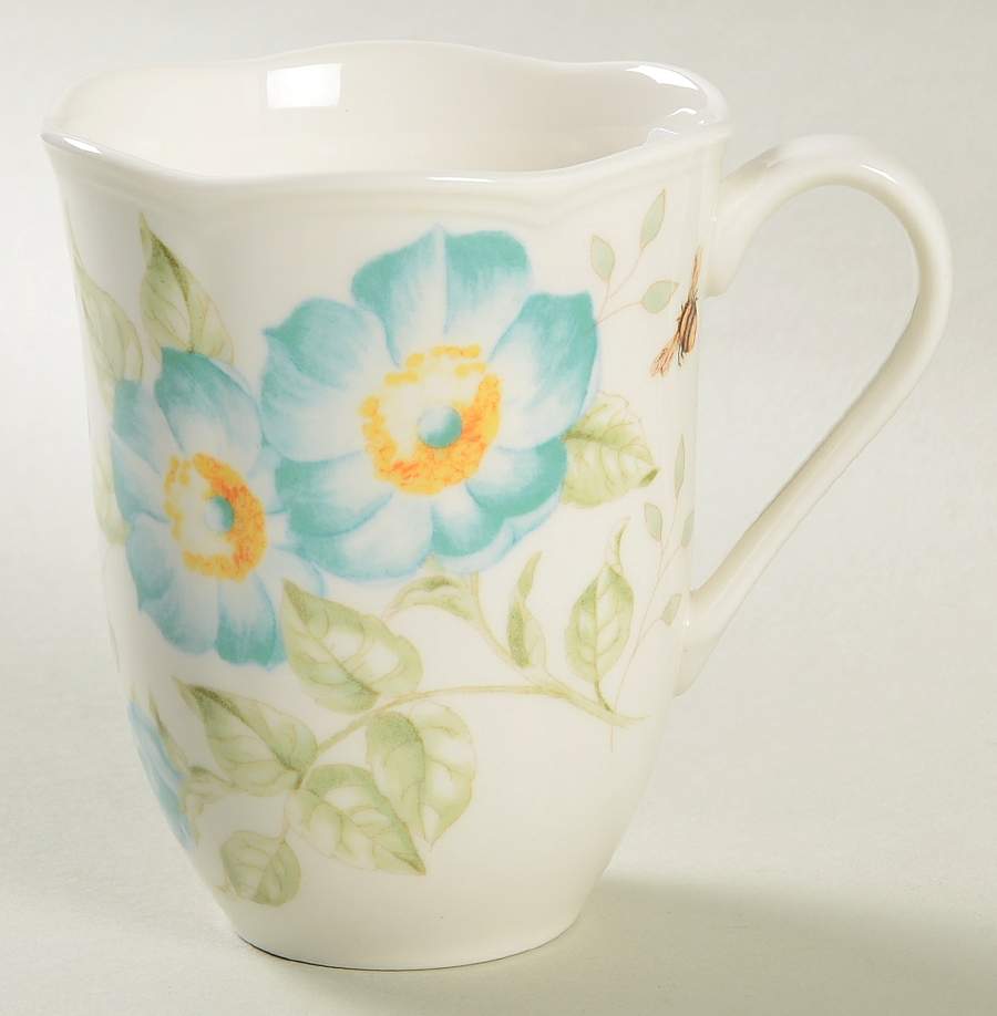 Butterfly Meadow Turquoise Mug by Lenox-1