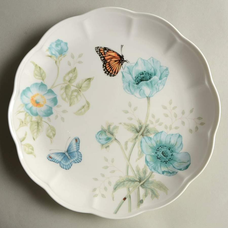 Butterfly Meadow Turquoise Dinner Plate by Lenox-1