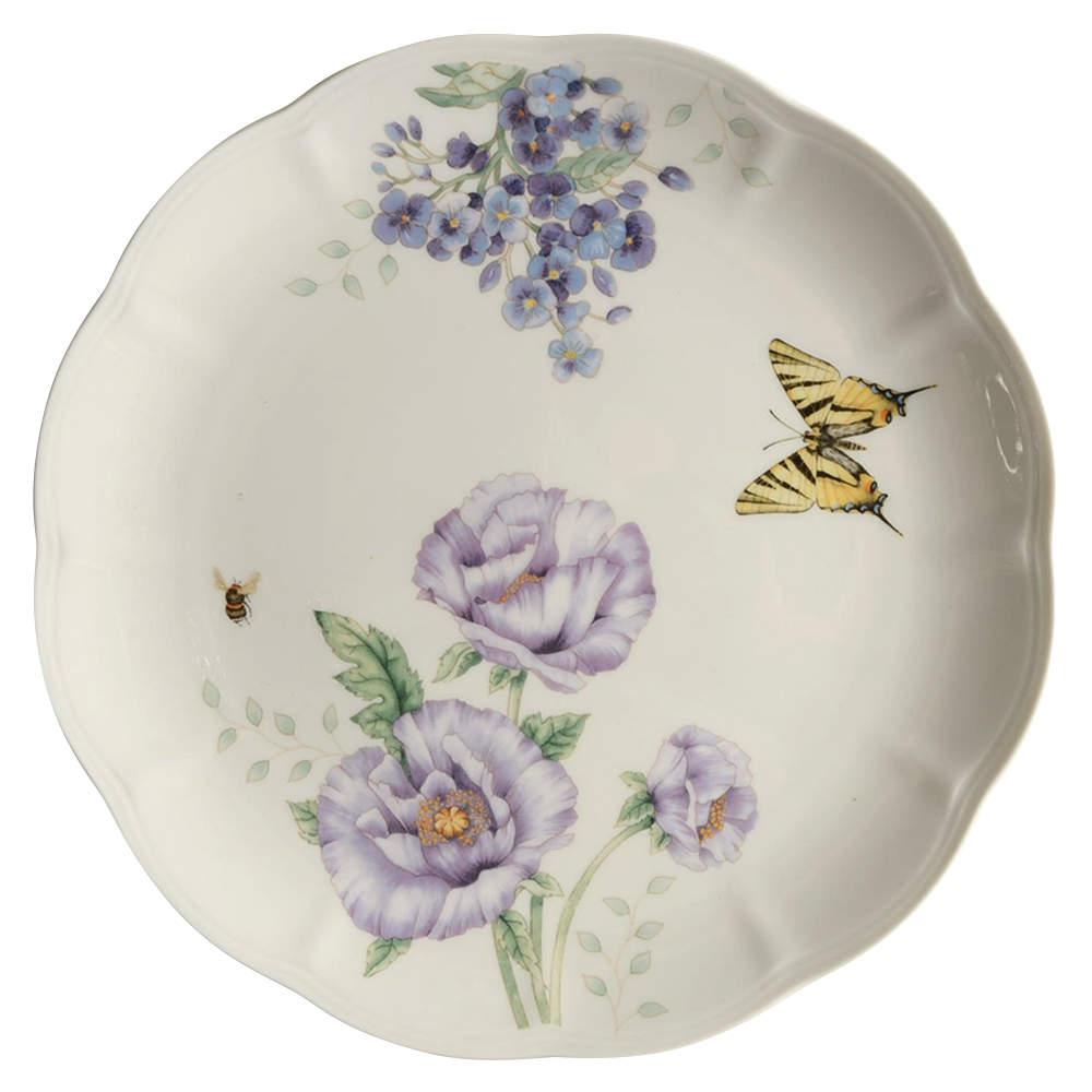 Butterfly Meadow Lavender Dinner Plate by Lenox-1