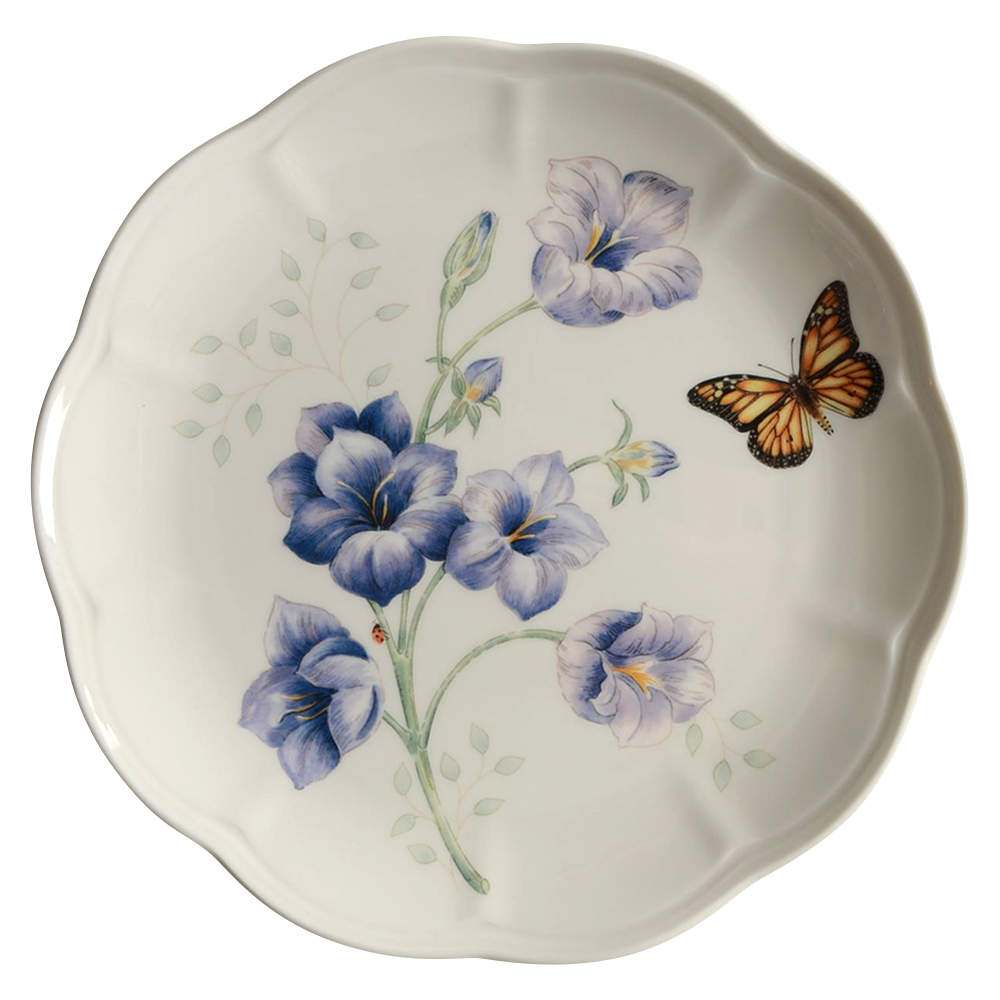 Butterfly Meadow Lavender Salad/Dessert Plate by Lenox-1