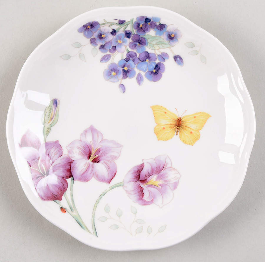 Butterfly Meadow Lavender 6" Party Plate by Lenox-1