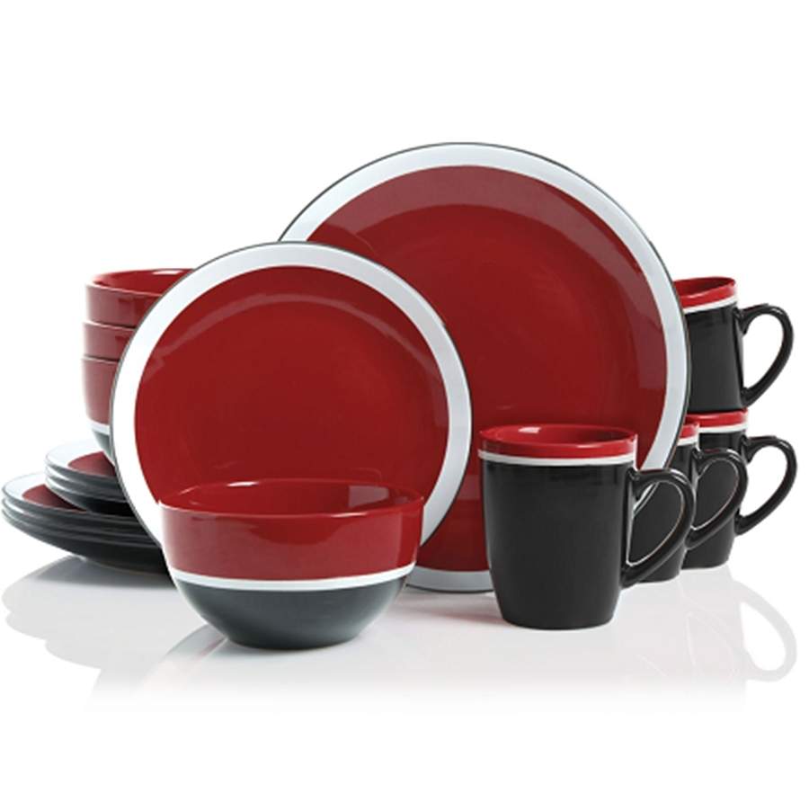 Color Eclipse Red Dinner Plate by Laurie Gates-1