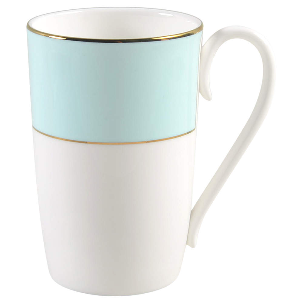 Pleated Colors Aqua Mug by Lenox-1