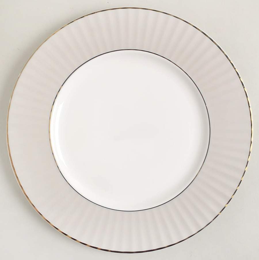 Pleated Colors Grey Salad Plate by Lenox-1