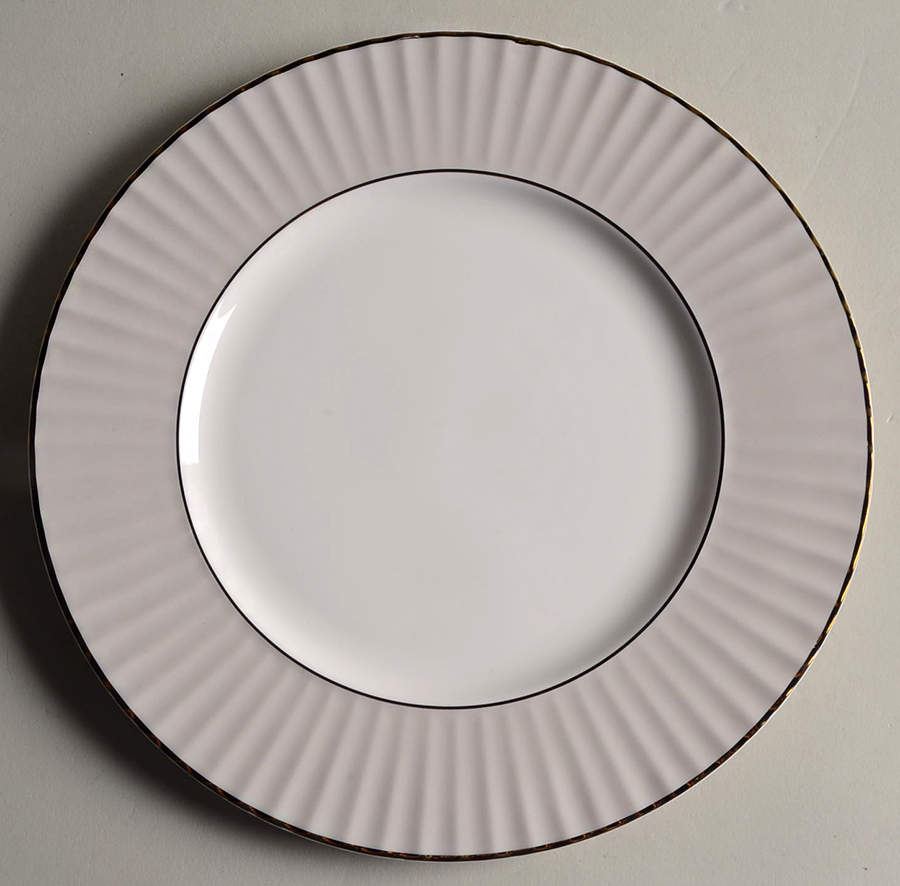 Pleated Colors Grey Salad Plate by Lenox-1