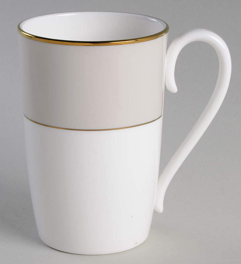 Pleated Colors Grey Mug by Lenox-1