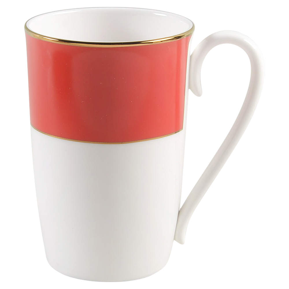 Pleated Colors Red Mug by Lenox-1