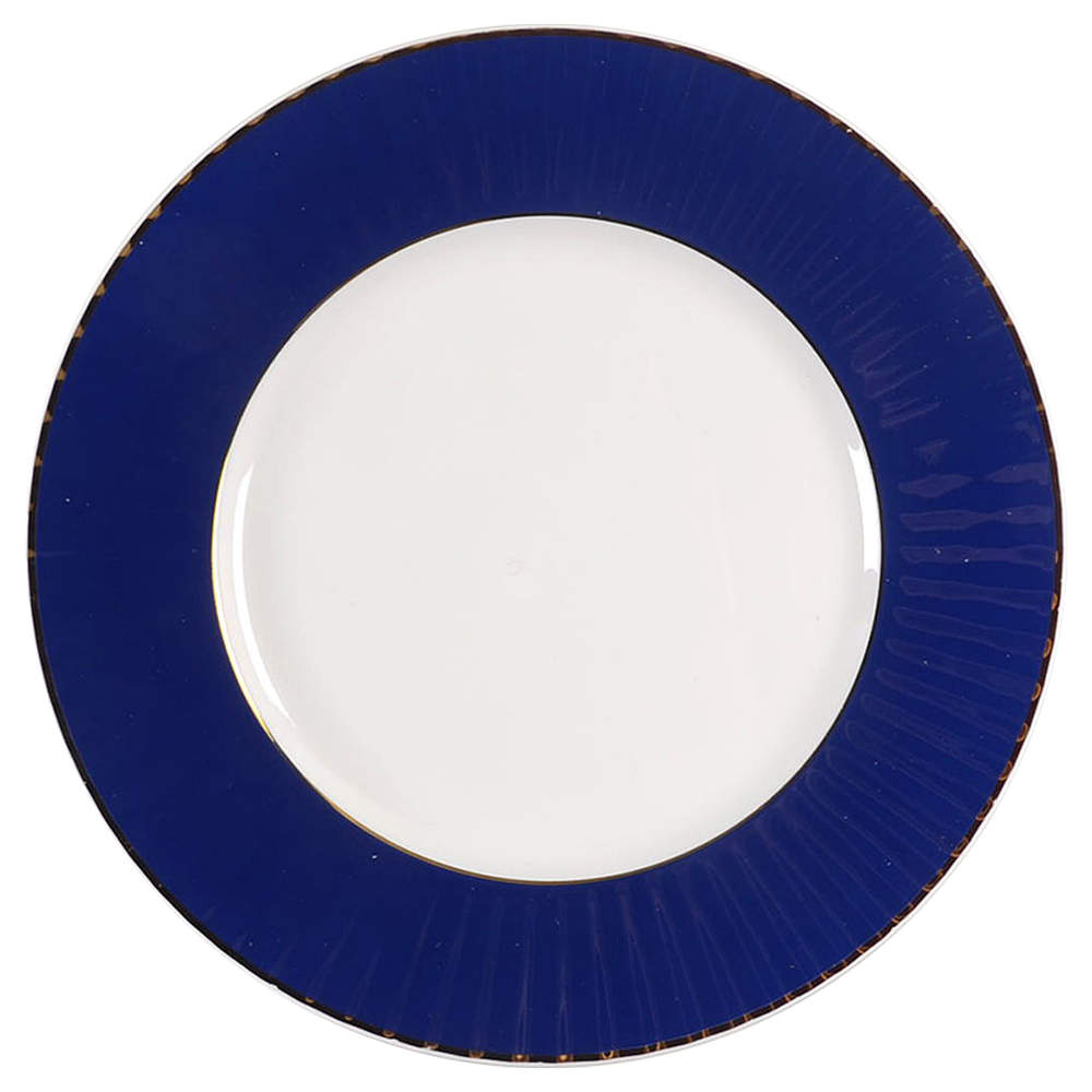 Pleated Colors Navy Blue Salad Plate by Lenox-1