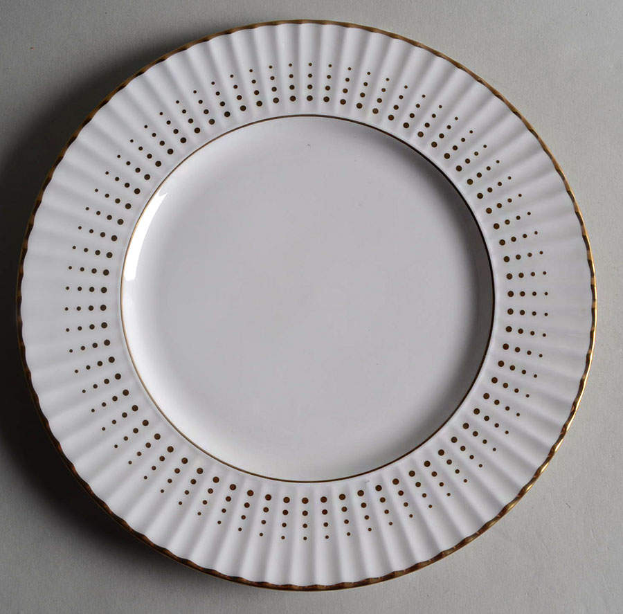 Golden Waterfall Salad Plate by Lenox-1