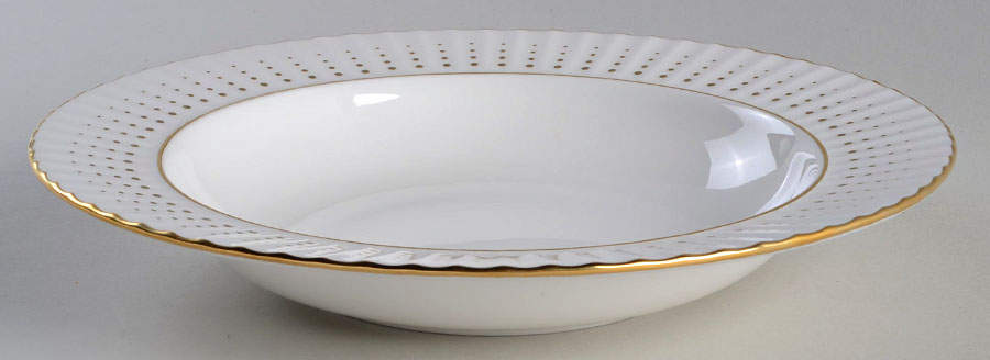 Golden Waterfall 9" Soup/Pasta Bowl by Lenox-1