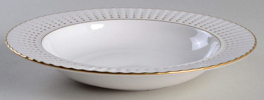 Golden Waterfall 9" Soup/Pasta Bowl by Lenox-1