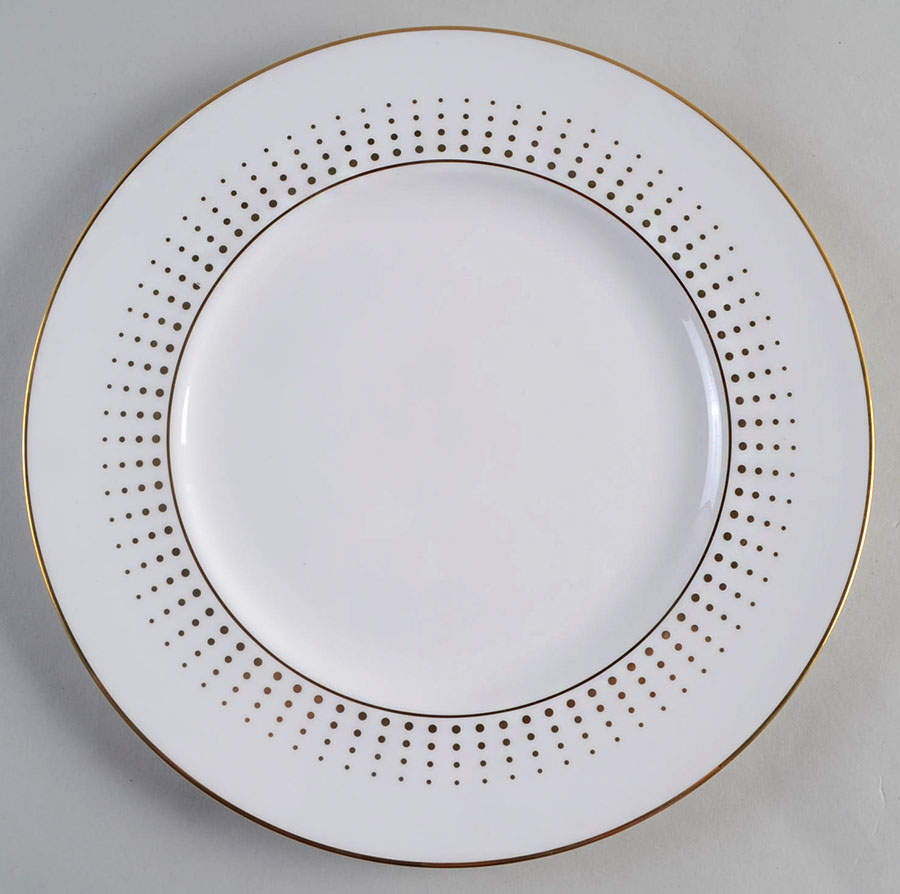 Golden Waterfall Accent Luncheon Plate by Lenox-1