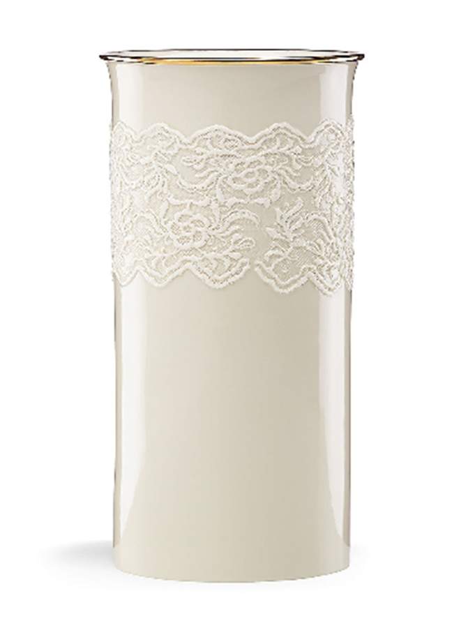Lace Vases 9" Cylinder Vase by Lenox-1