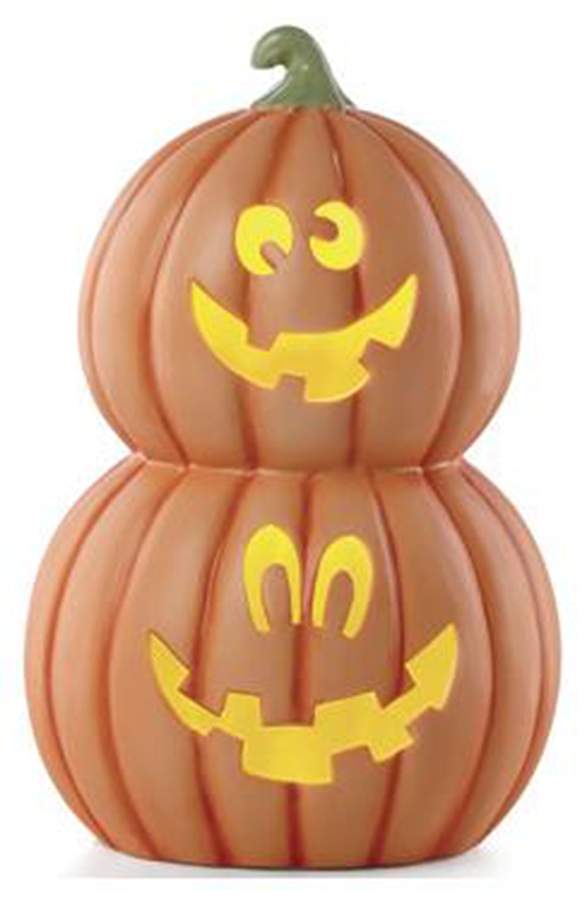 Eternal Halloween Battery Lighted Pumpkin Figurine by Lenox-1