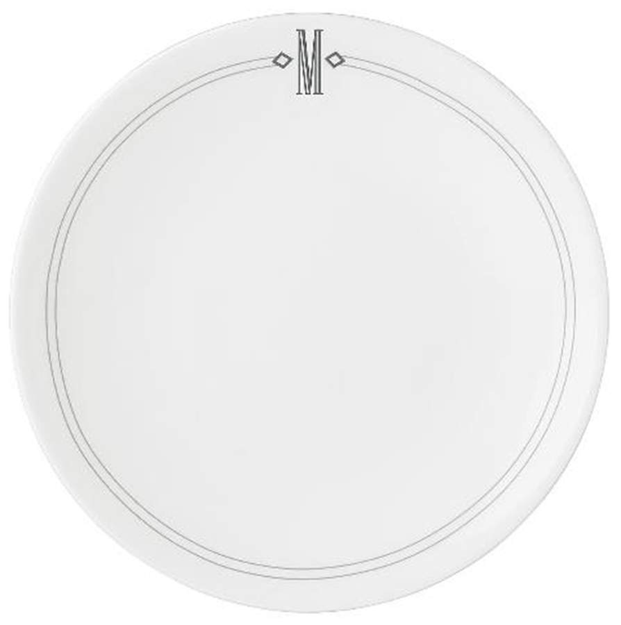 Charcoal Diamond Dinner Plate by Lenox-1