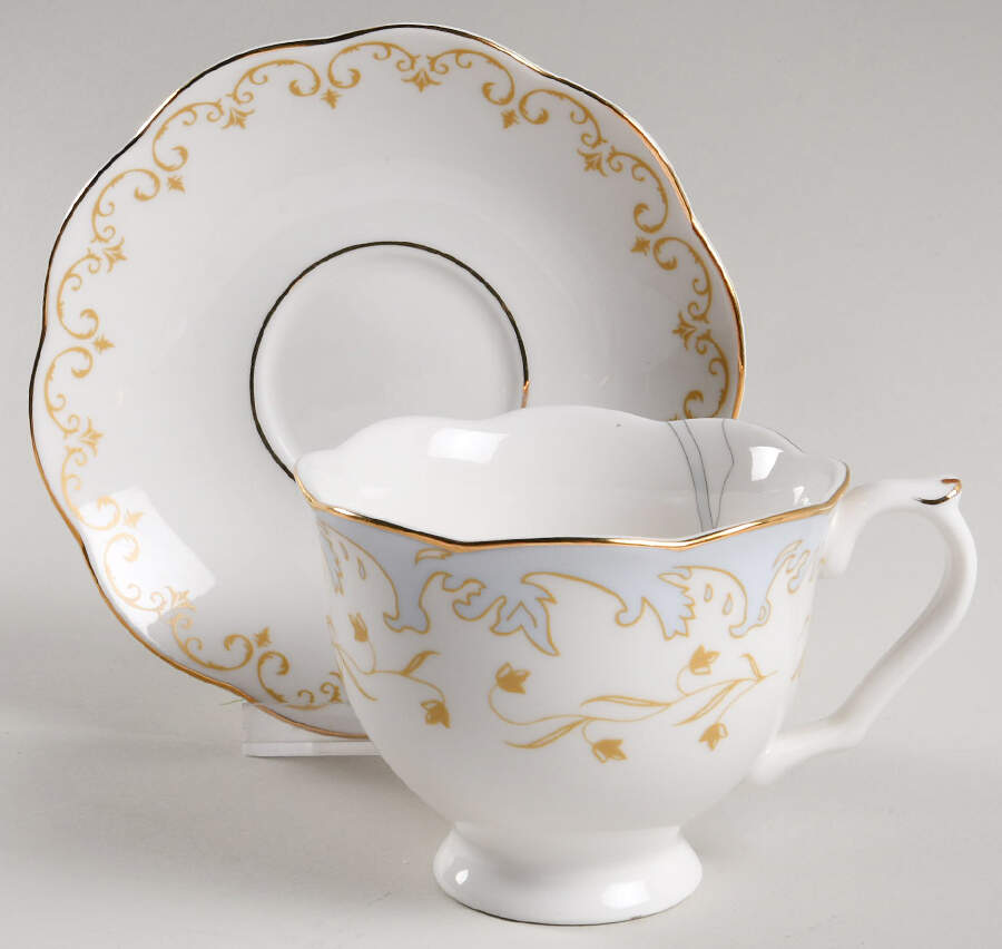 Beauty and the Beast Footed Cup & Saucer Set by Lenox-1