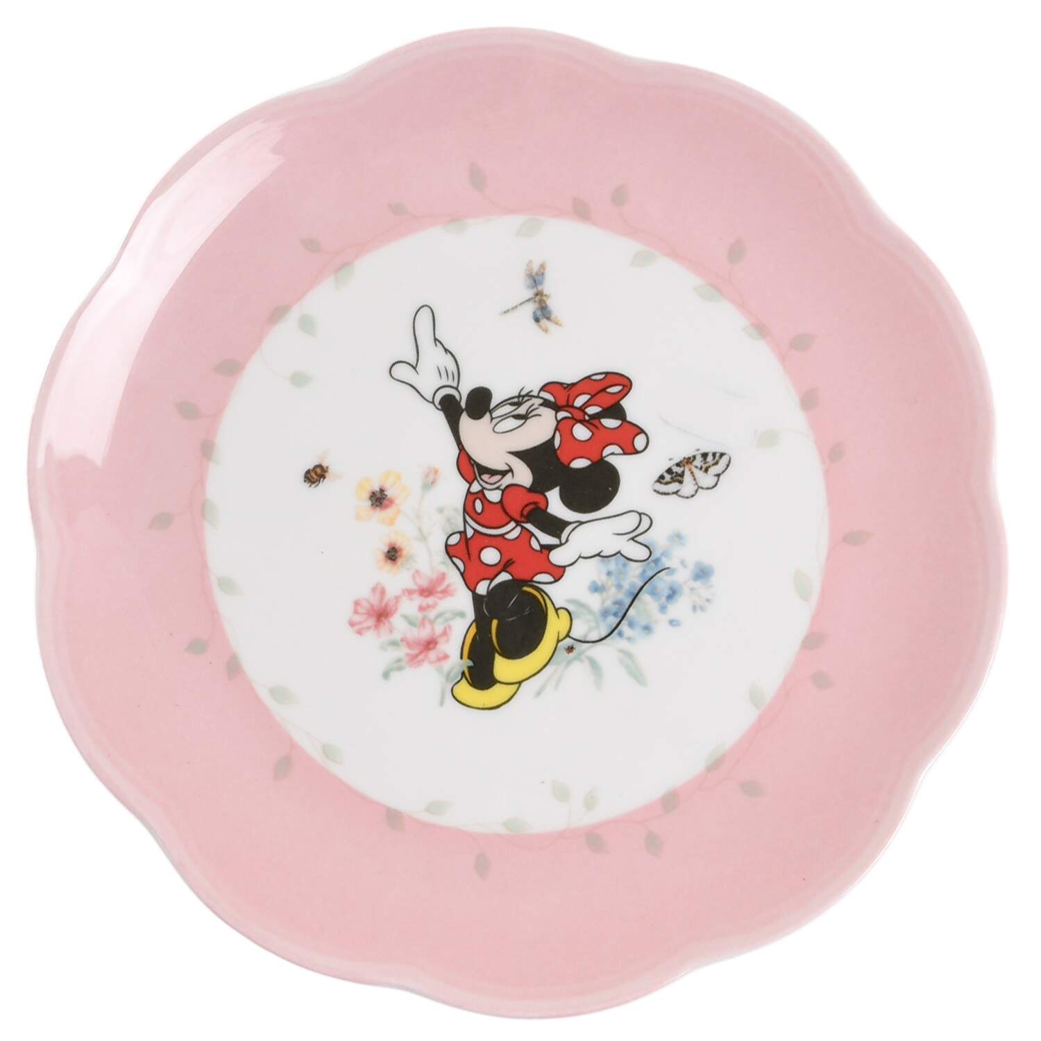Mickey and Minnie in the Meadow Salad/Dessert Plate by Lenox-1