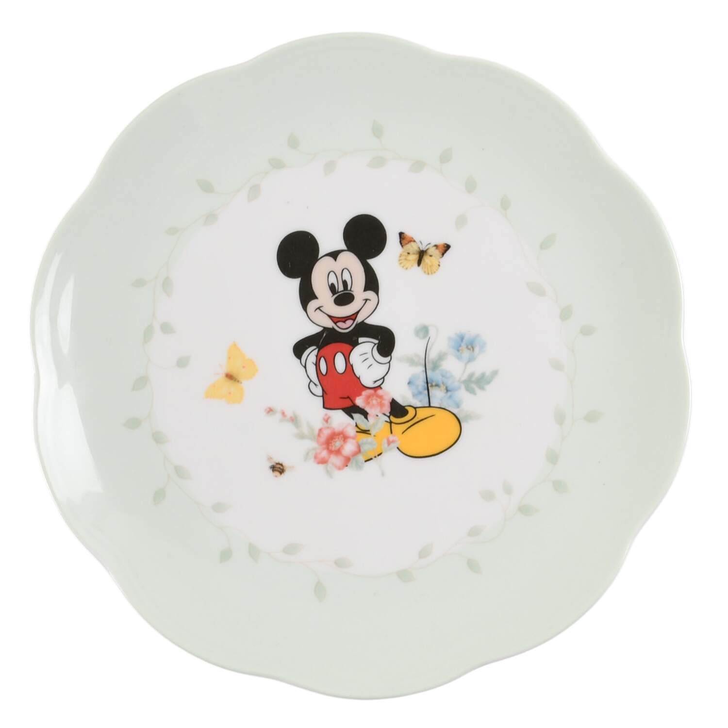 Mickey and Minnie in the Meadow Salad/Dessert Plate by Lenox-1