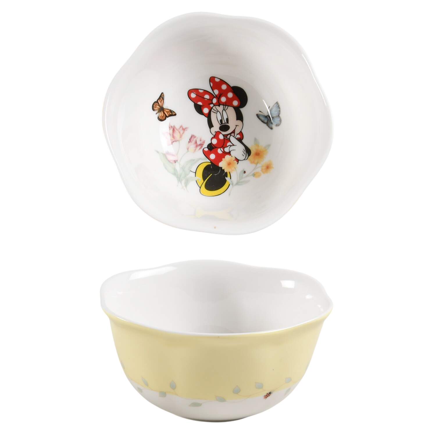 Mickey and Minnie in the Meadow Dessert Bowl by Lenox-1
