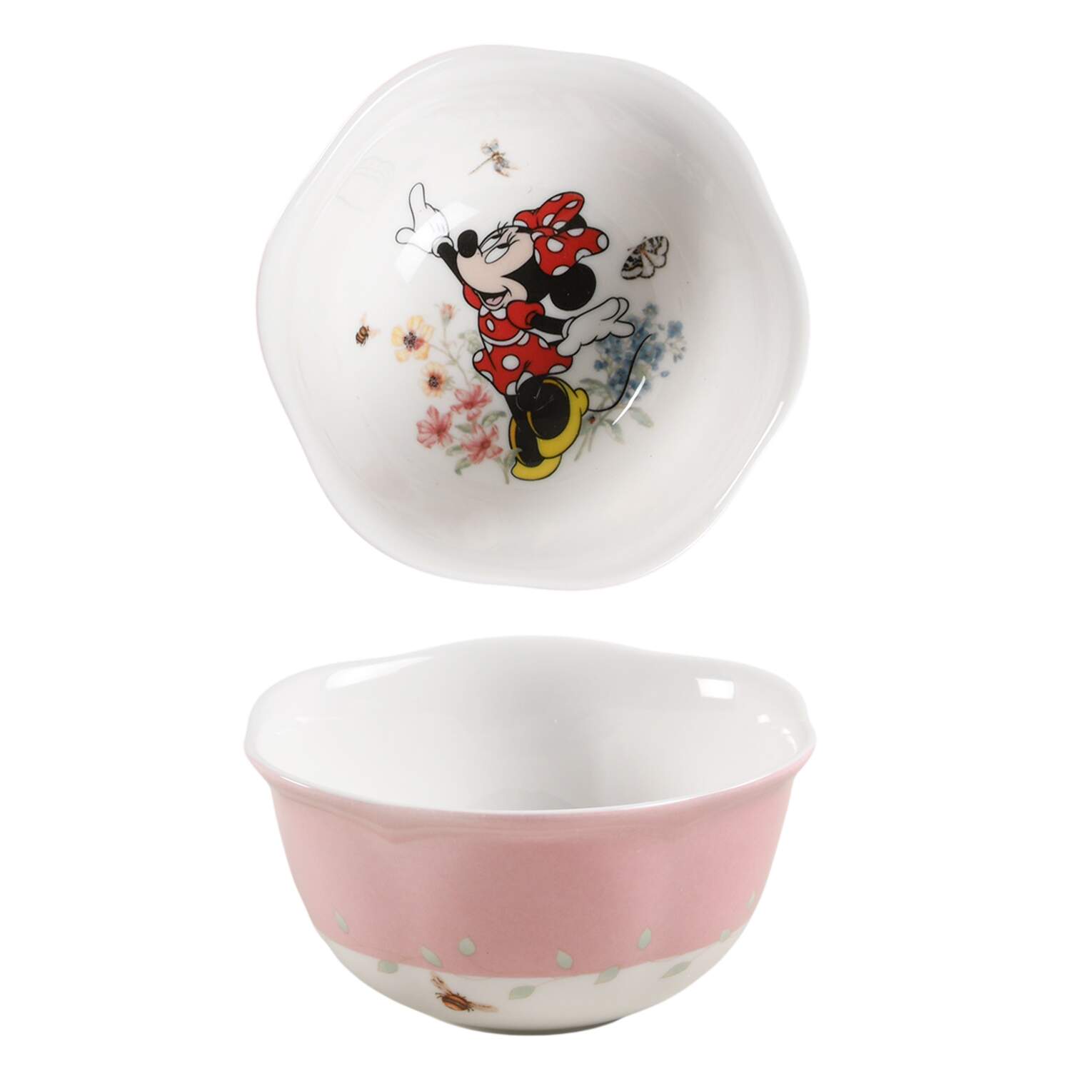 Mickey and Minnie in the Meadow Dessert Bowl by Lenox-1