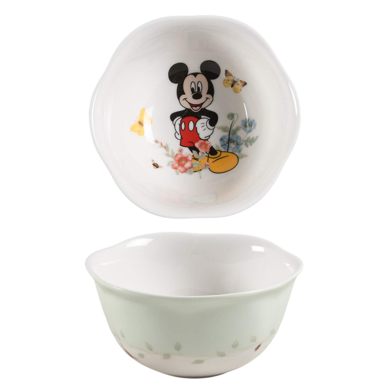 Mickey and Minnie in the Meadow Dessert Bowl by Lenox-1