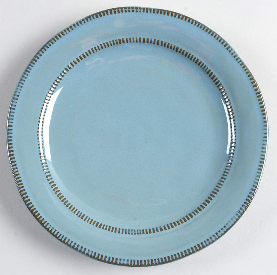 Valencia Teal Salad Plate by Laurie Gates-1