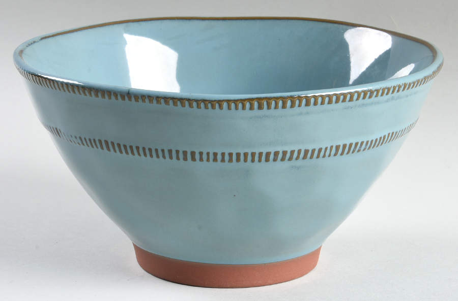 Valencia Teal Soup/Cereal Bowl by Laurie Gates-1