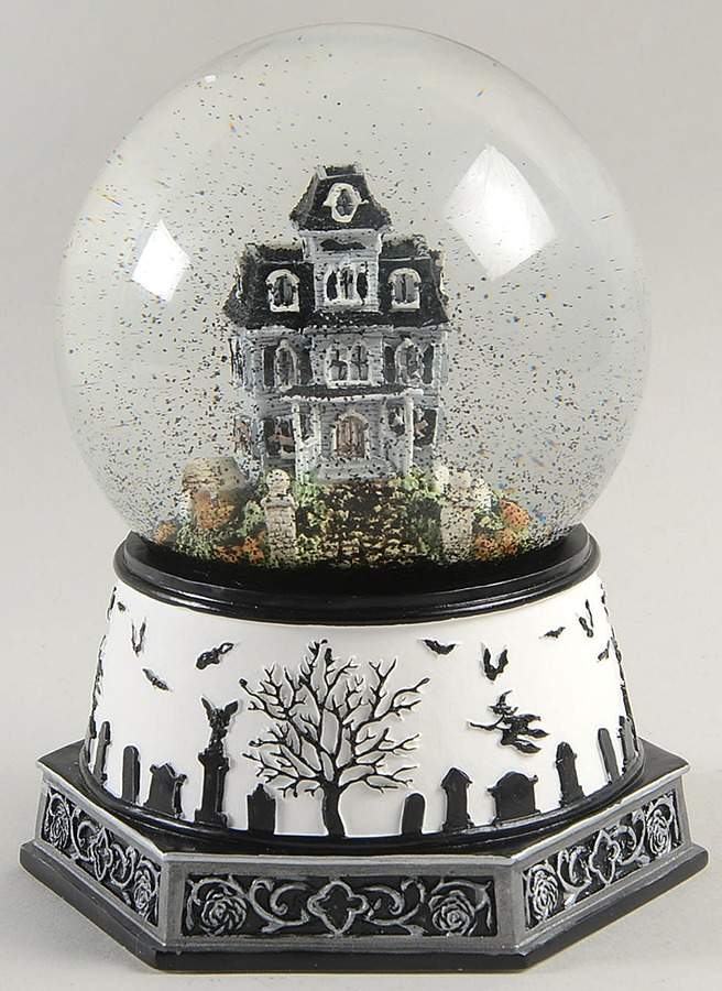 Haunted Village Water Globe by Lenox-1