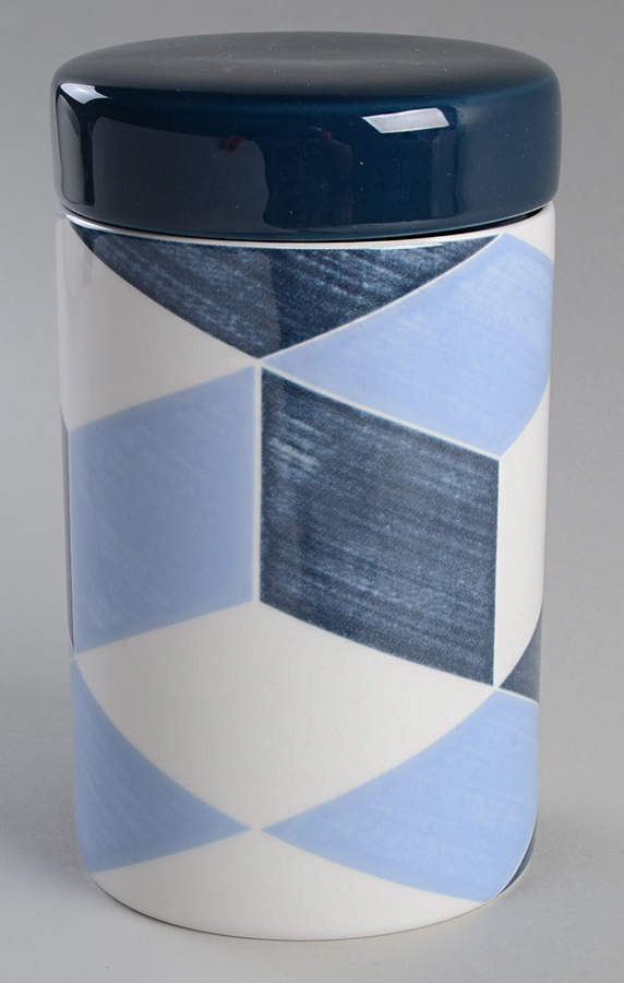 Blue Azzurro Large Canister & Lid by Lenox-1