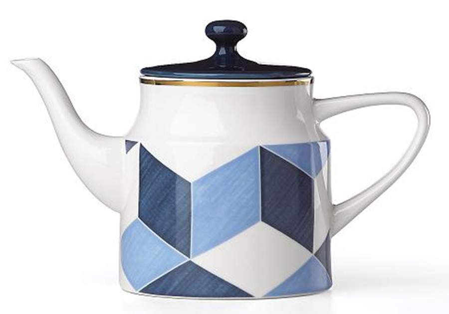 Blue Azzurro Teapot & Lid by Lenox-1