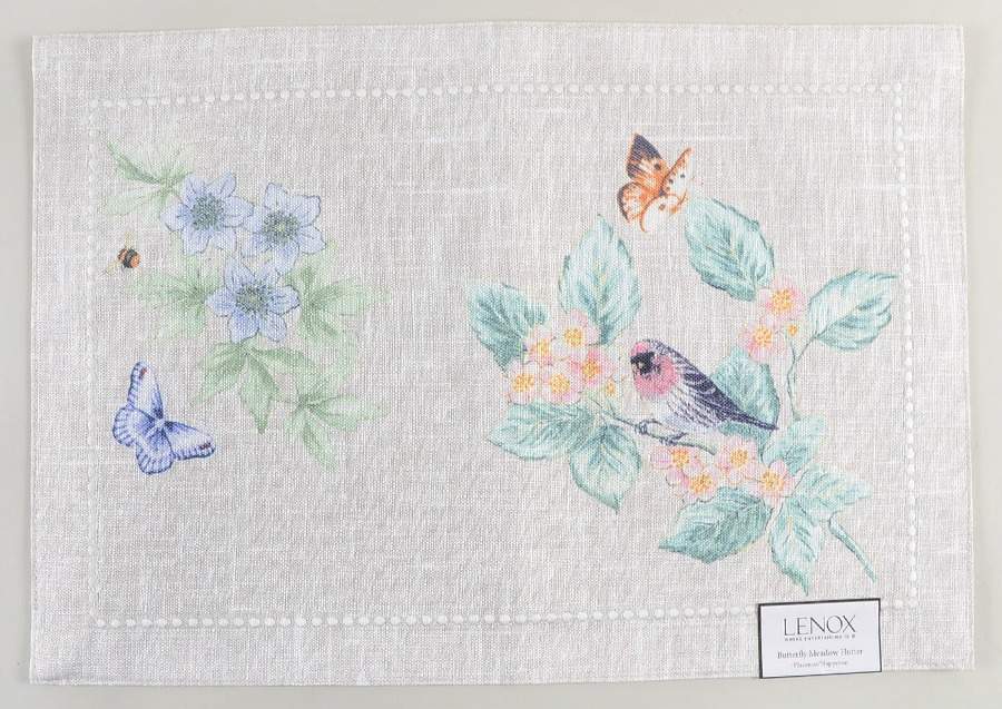 Butterfly Meadow Flutter Cloth Placemat by Lenox-1