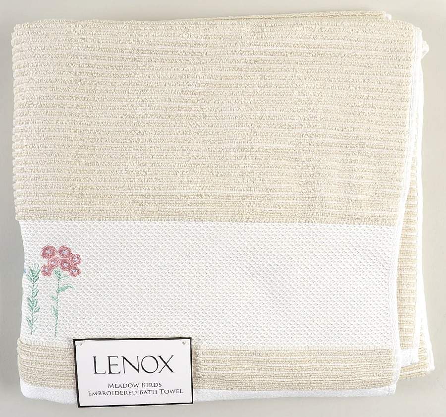 Butterfly Meadow Flutter Bath Towel by Lenox-1