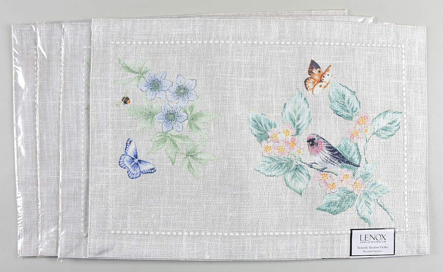 Butterfly Meadow Flutter Cloth Placemat - Set of 4 by Lenox-1
