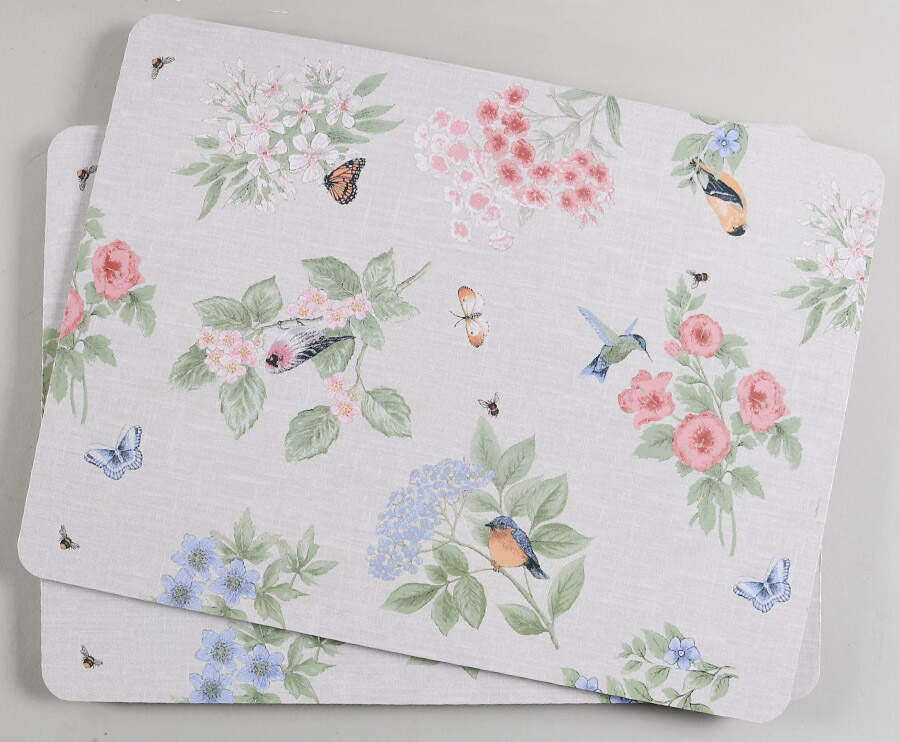 Butterfly Meadow Flutter Corkboard Placemat - Set of 4 by Lenox-1