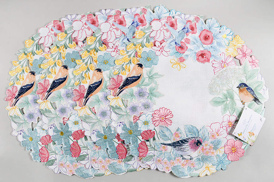 Butterfly Meadow Flutter Cloth Placemat - Set of 4 by Lenox-1