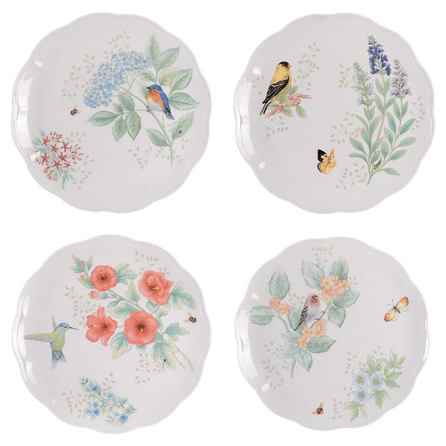 Butterfly Meadow Flutter Dinner Plate - Set of 4 Motifs by Lenox-1
