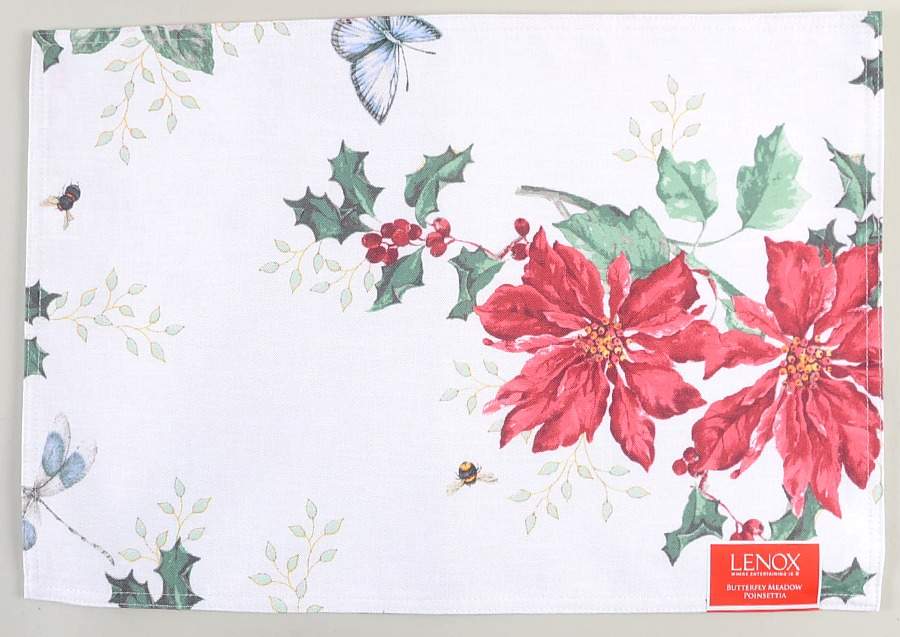 Butterfly Meadow Holiday Cloth Placemat by Lenox-1