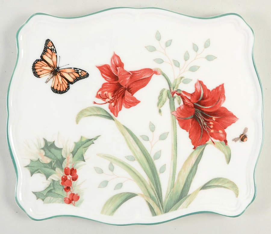 Butterfly Meadow Holiday Trivet by Lenox-1