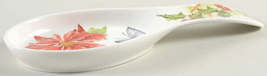 Butterfly Meadow Holiday Spoon Rest/Holder (Holds 1 Spoon) by Lenox-1