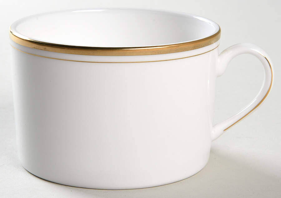 Library Lane Gold Flat Cup by Lenox-1