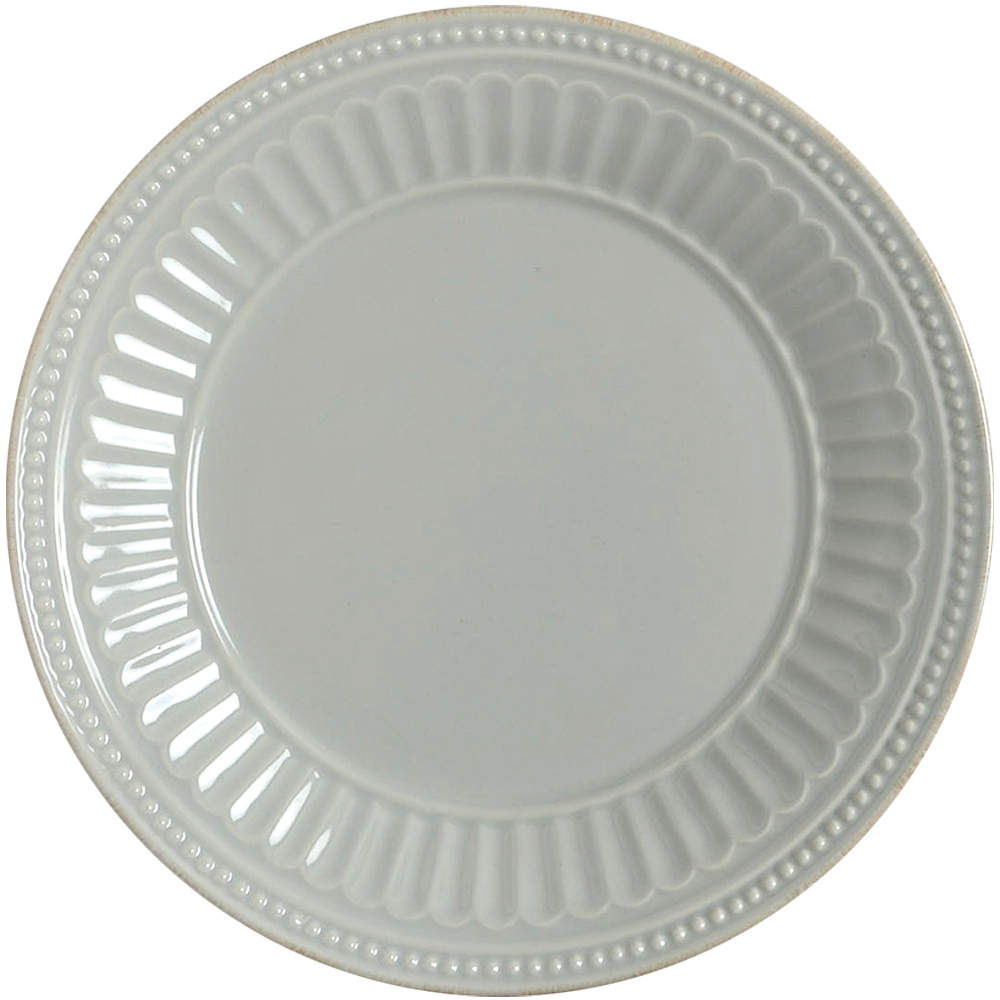 French Perle Groove Grey Salad/Dessert Plate by Lenox-1