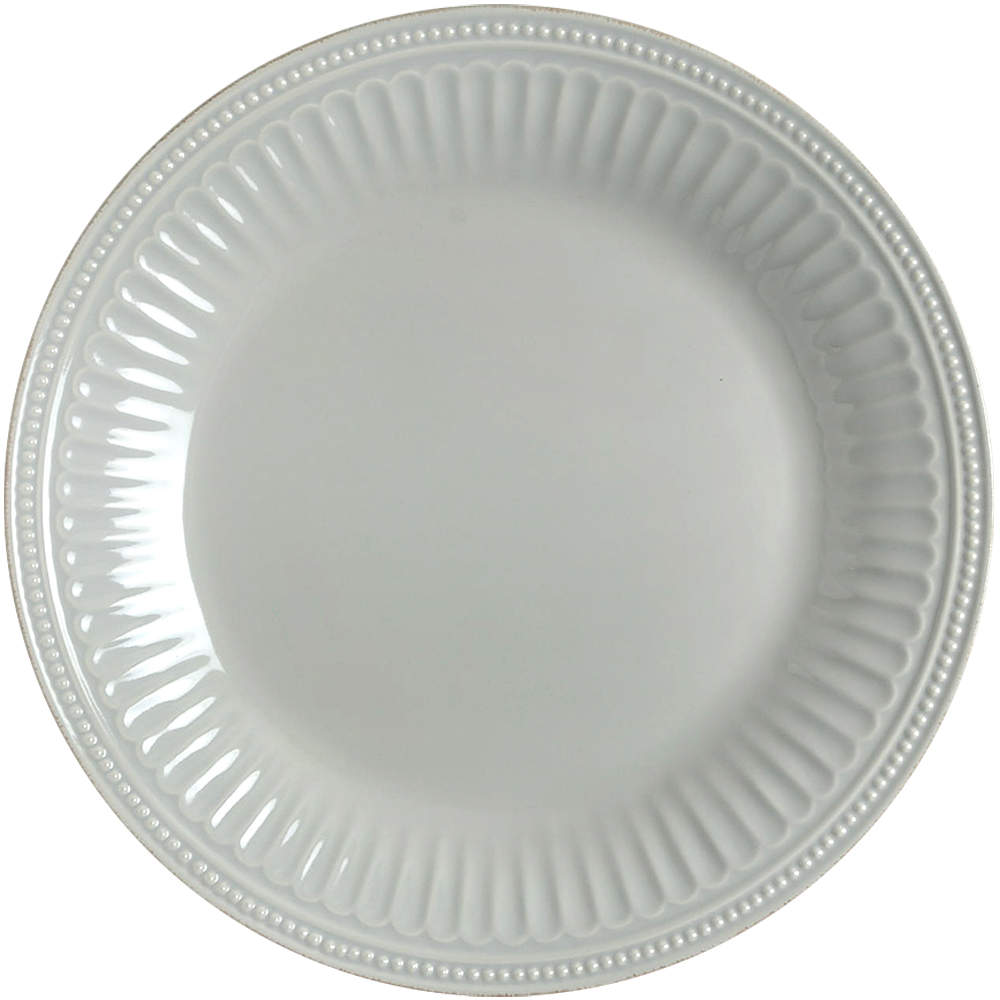 French Perle Groove Grey Dinner Plate by Lenox-1